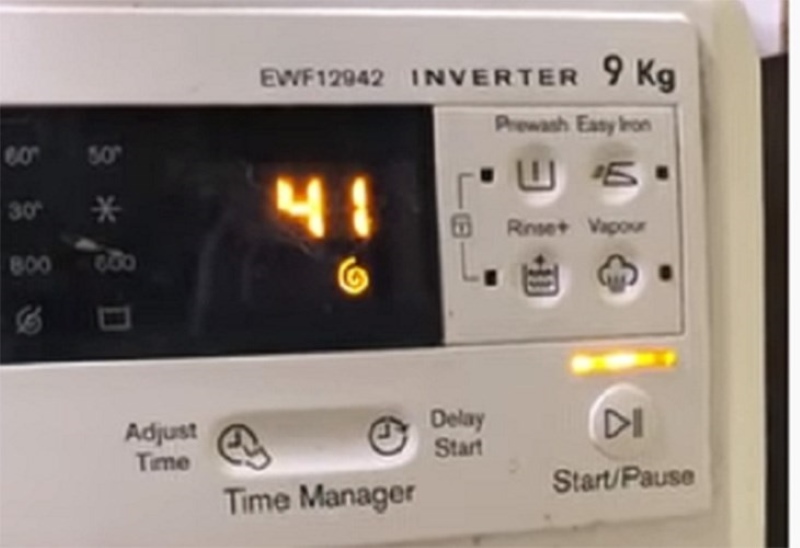 Mã Lỗi E41 Trên Máy Giặt Electrolux - Nguyên Nhân Cách Xử Lý