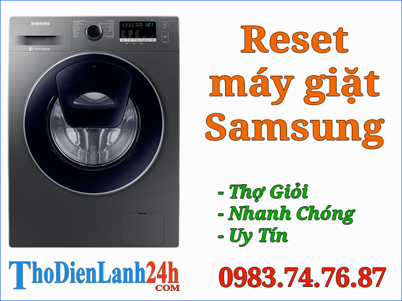 Reset Máy Giặt Samsung