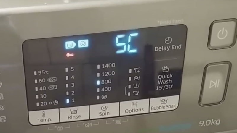 Lỗi 5C Máy Giặt Samsung Là Lỗi Gì?