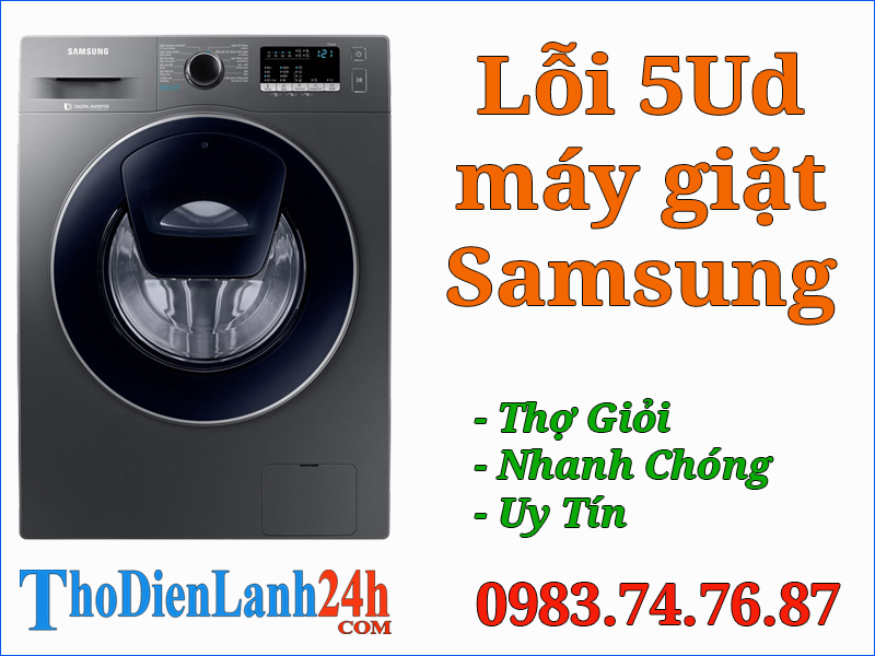 Gọi Thợ Sửa Lỗi 5Ud Máy Giặt Samsung