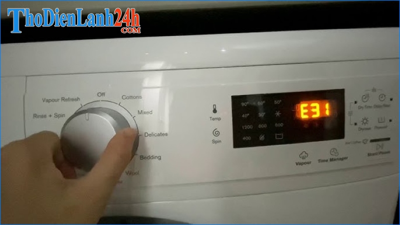 Lỗi E31 Máy Giặt Electrolux Là Bị Hỏng Gì?