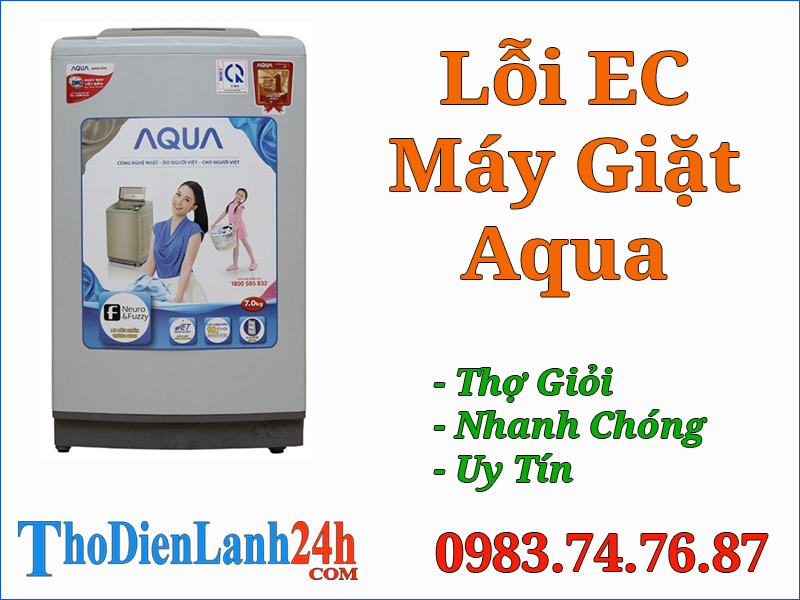 Lỗi Ec Máy Giặt Aqua Bị Gì? Cách Xử Lý Nhanh Chóng Hiệu Quả