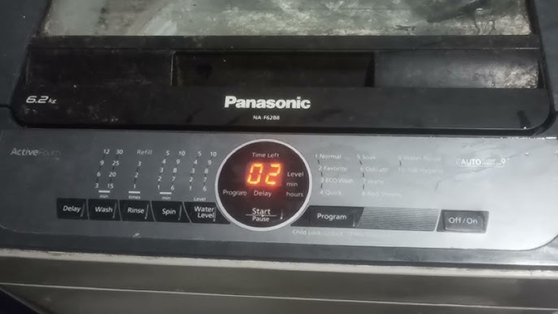 Lỗi H02 Máy Giặt Panasonic Là Lỗi Gì?