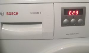 Lỗi E23 Trong Máy Giặt Bosch