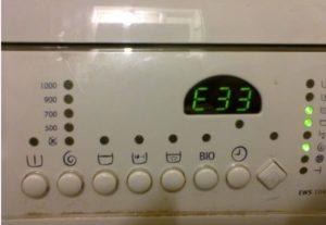Mã Lỗi E33 Trên Máy Giặt Electrolux