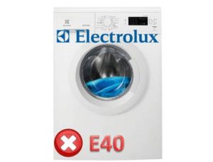 Lỗi E40 Trên Máy Giặt Electrolux