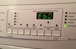 Mã Lỗi E60 Ở Máy Giặt Electrolux