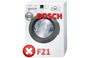Lỗi F21 Trong Máy Bosch Stiral