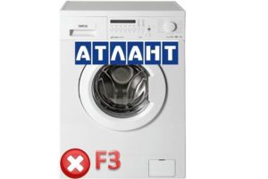 Lỗi F3 Ở Máy Giặt Atlant